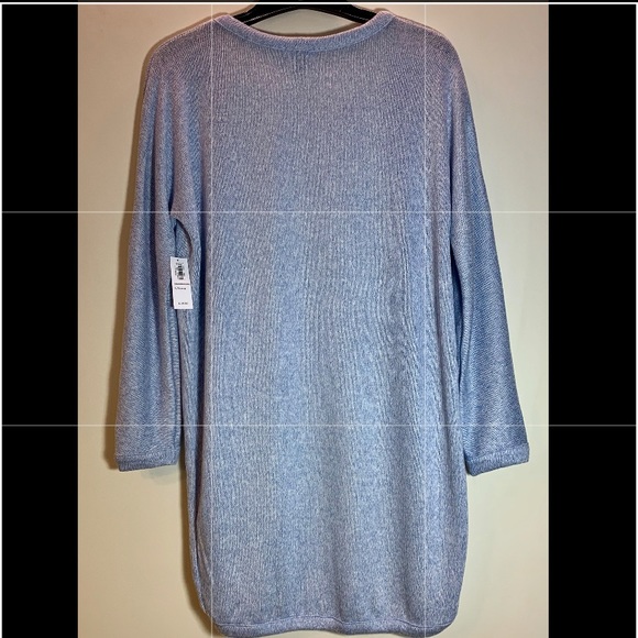 Old Navy Open Front Light Blue Sweater NWT - Picture 2 of 3